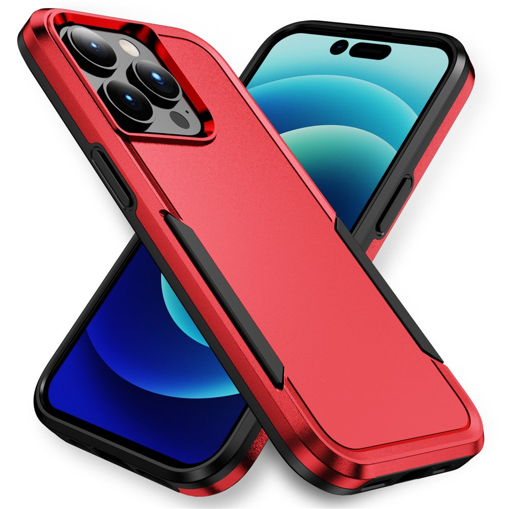 For iPhone 15 Pro PC+TPU Shockproof Phone Case Anti-drop Back Protector Cover