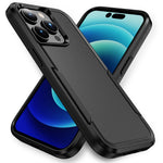 For iPhone 15 Pro PC+TPU Shockproof Phone Case Anti-drop Back Protector Cover