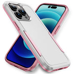 For iPhone 15 Pro PC+TPU Shockproof Phone Case Anti-drop Back Protector Cover