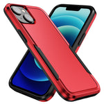 For iPhone 15 Plus Shockproof Phone Case Anti-fingerprint PC+TPU Back Cover