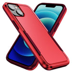For iPhone 15 Plus Shockproof Phone Case Anti-fingerprint PC+TPU Back Cover