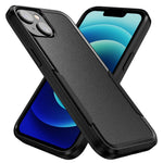 For iPhone 15 Plus Shockproof Phone Case Anti-fingerprint PC+TPU Back Cover
