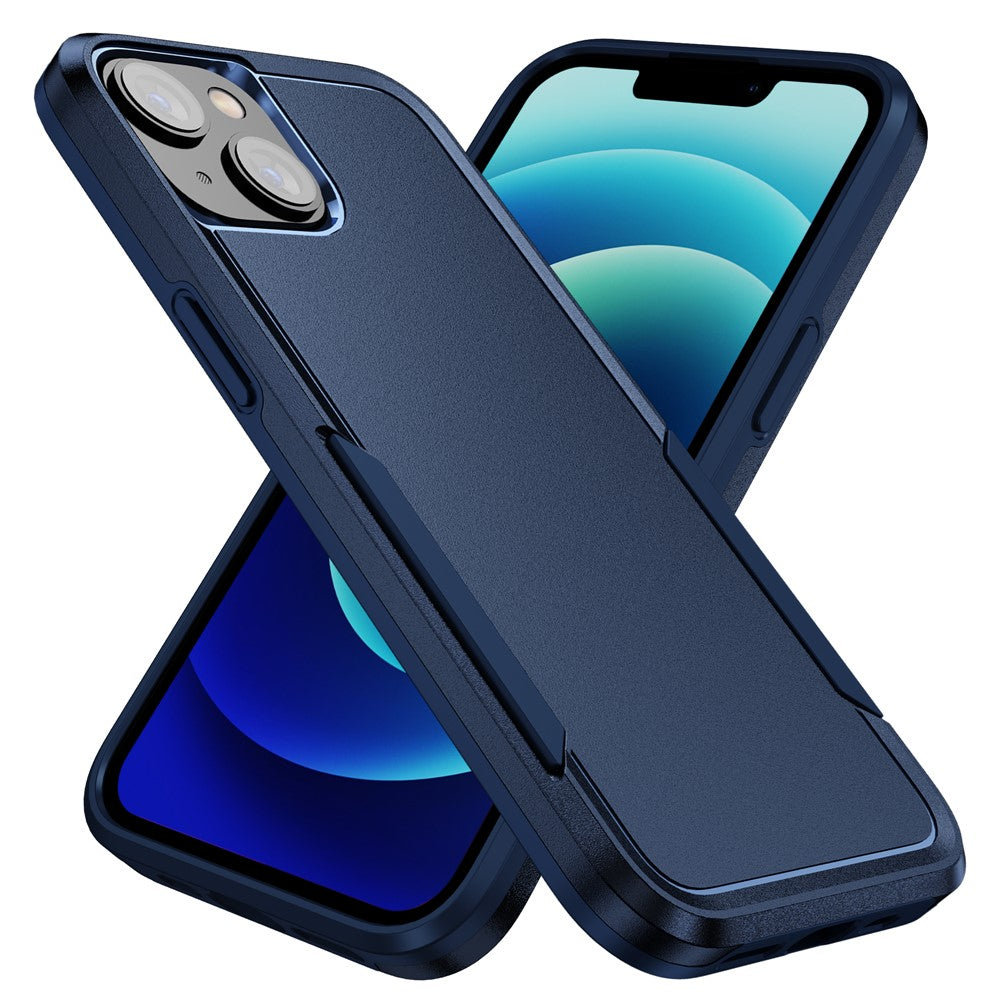 For iPhone 15 PC+TPU Drop-proof Phone Case Anti-scratch Protection Cover