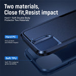 For iPhone 15 PC+TPU Drop-proof Phone Case Anti-scratch Protection Cover