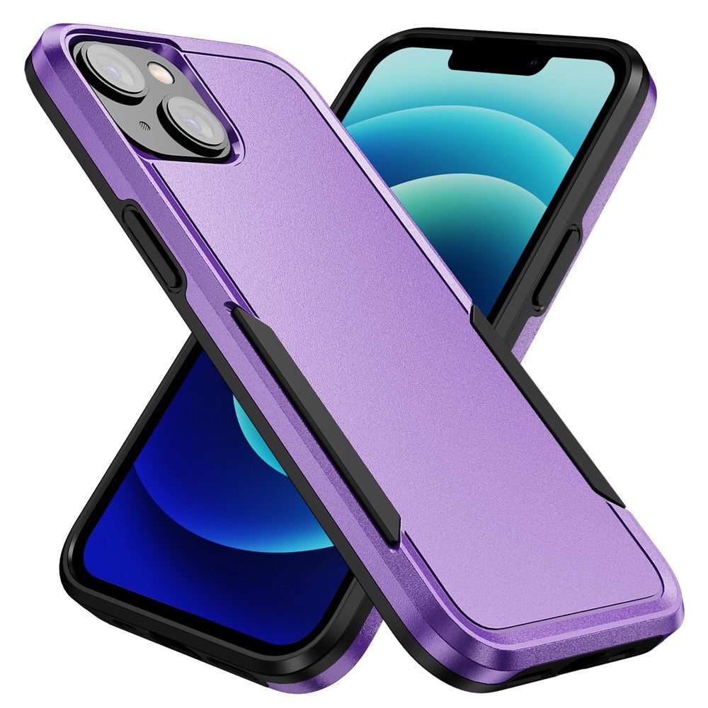 For iPhone 15 PC+TPU Drop-proof Phone Case Anti-scratch Protection Cover