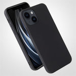 For iPhone 15 Plus Soft TPU Phone Case Matte Finish Coating Anti-Scratch Back Cover