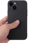 For iPhone 15 Plus Soft TPU Phone Case Matte Finish Coating Anti-Scratch Back Cover