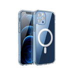 For iPhone 15 Pro Compatible with MagSafe Transparent TPU Phone Cover Scratch Resistant Back Case
