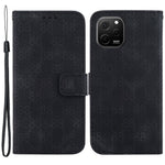 Leather Stand Cover for Huawei nova Y61 4G Double 8-Shape Imprint Phone Case with Wallet