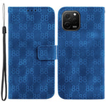 Leather Stand Cover for Huawei nova Y61 4G Double 8-Shape Imprint Phone Case with Wallet