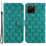 Leather Stand Cover for Huawei nova Y61 4G Double 8-Shape Imprint Phone Case with Wallet
