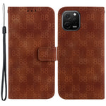 Leather Stand Cover for Huawei nova Y61 4G Double 8-Shape Imprint Phone Case with Wallet