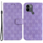 Leather Phone Case for Xiaomi Redmi A1+ 4G / A2+ 4G / C50 4G / C51 4G , Double 8-Shape Imprinted Wallet Stand Cover