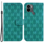 Leather Phone Case for Xiaomi Redmi A1+ 4G / A2+ 4G / C50 4G / C51 4G , Double 8-Shape Imprinted Wallet Stand Cover