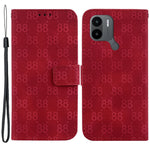 Leather Phone Case for Xiaomi Redmi A1+ 4G / A2+ 4G / C50 4G / C51 4G , Double 8-Shape Imprinted Wallet Stand Cover