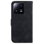 Dubbelt 8-formigt avtrycksfodral för Xiaomi 13 Pro 5G Flip Stand Läderplånboksfodral