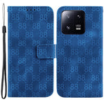Dubbelt 8-formigt avtrycksfodral för Xiaomi 13 Pro 5G Flip Stand Läderplånboksfodral