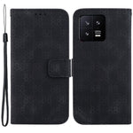 Xiaomi 13 Dubbelt 8-Formigt Läderplånboksfodral med Fallskydd, Mobilmobilskydd