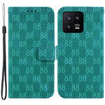 Xiaomi 13 Dubbelt 8-Formigt Läderplånboksfodral med Fallskydd, Mobilmobilskydd
