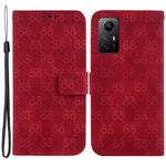 For Xiaomi Redmi Note 12S 4G Double 8-Shape Imprint Full Protection Phone Case Leather Wallet Stand Cover
