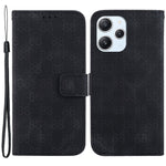 For Xiaomi Redmi 12 4G Foldable Stand Phone Cover Double 8-Shape Imprinted Leather Wallet Case