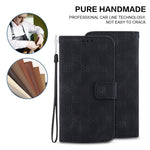 For Xiaomi Redmi 12 4G Foldable Stand Phone Cover Double 8-Shape Imprinted Leather Wallet Case