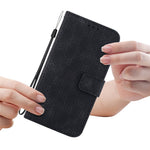 For Xiaomi Redmi 12 4G Foldable Stand Phone Cover Double 8-Shape Imprinted Leather Wallet Case