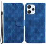For Xiaomi Redmi 12 4G Foldable Stand Phone Cover Double 8-Shape Imprinted Leather Wallet Case