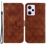 For Xiaomi Poco X5 Pro 5G / Redmi Note 12 Pro Speed 5G / Note 12 Pro 5G Double 8-Shape Imprint Wallet Cover Leather Stand Phone Case