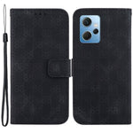 For Xiaomi Redmi Note 12 4G Shockproof Case Double 8-Shape Imprinted PU Leather Wallet Phone Cover