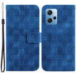 For Xiaomi Redmi Note 12 4G Shockproof Case Double 8-Shape Imprinted PU Leather Wallet Phone Cover