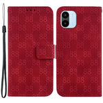 For Xiaomi Redmi A1 4G / A2 4G Anti-Drop Wallet Phone Case Double 8-Shape Imprinted PU Leather Flip Cover