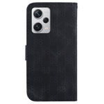 Anti-Scratch Phone Case for Xiaomi Redmi Note 12 Pro+ 5G Double 8-Shape Imprinted PU Leather Wallet Phone Cover