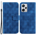 Anti-Scratch Phone Case for Xiaomi Redmi Note 12 Pro+ 5G Double 8-Shape Imprinted PU Leather Wallet Phone Cover