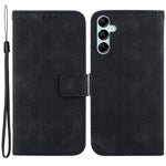 Pungtelefoncover til Samsung Galaxy M54 5G / F54 5G Anti-Drop Dobbelt 8-formet Præget PU-læder Flip Cover