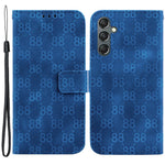 For Samsung Galaxy A24 4G (162.1 x 77.6 x 8.3mm) Double 8-Shape Imprinted Leather Wallet Stand Phone Case