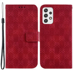 For Samsung Galaxy A23 5G (Global Version) / A23 4G Leather Wallet Case Stand Double 8-Shape Imprint Phone Cover