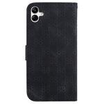 For Samsung Galaxy A04e 4G / F04 4G / M04 4G Drop-proof Stand Leather Wallet Cover Double 8-Shape Imprint Phone Case