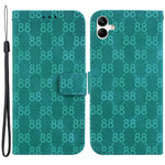 For Samsung Galaxy A04e 4G / F04 4G / M04 4G Drop-proof Stand Leather Wallet Cover Double 8-Shape Imprint Phone Case