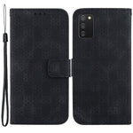 Til Samsung Galaxy A03s (166.5mm) Stilfuldt Dobbelt 8-Formet Imprint Pung-Cover Læder Stand Telefoncover