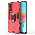 For Oppo A98 5G / A1 5G Ring Holder Kickstand Back Cover TPU+PC Shockproof Phone Case