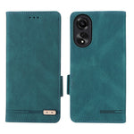 For Oppo A78 4G Hardware Decor Anti-drop Phone Case PU Leather Wallet Stand Cover