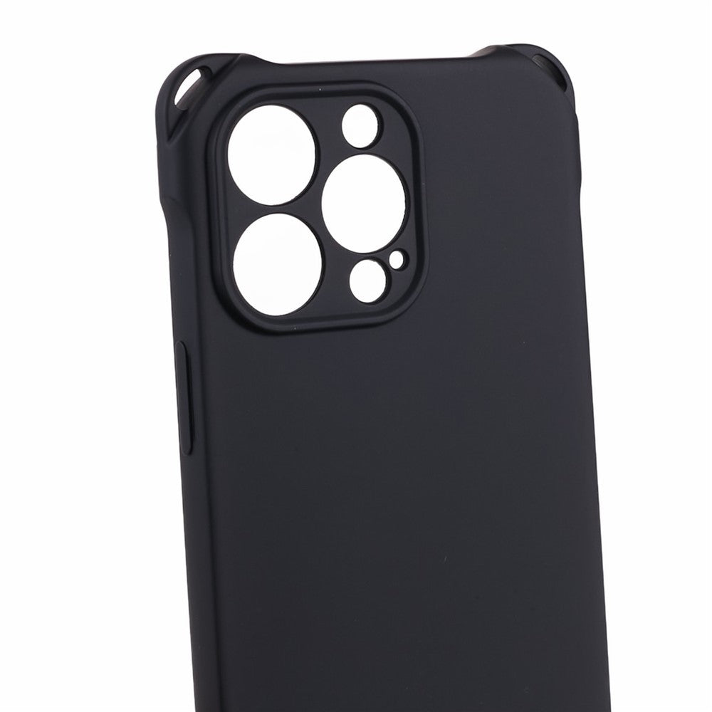 For iPhone 12 Pro Shockproof TPU Cover Four Corner Thickened Dustproof Phone Case with 150cm Hanging Rope