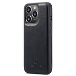 DG.MING For iPhone 15 Pro Phone Case Shockproof Split Leather Detachable Magnetic Phone Shell Wallet Stand Cover