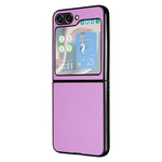 For Samsung Galaxy Z Flip5 5G Shockproof Phone Case Texture PU Leather+PC Slim Cover