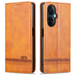 AZNS For Oppo K11x 5G Wallet PU Leather Phone Case Cowhide Texture Stand Cover