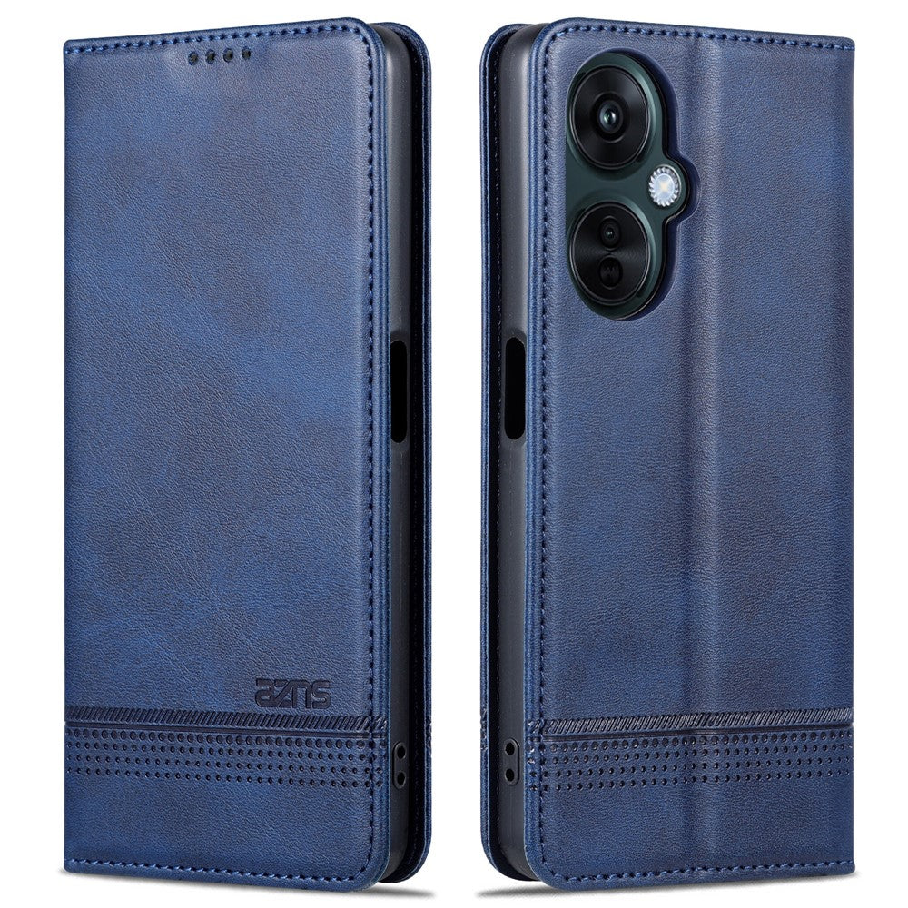 AZNS Til Oppo K11x 5G Wallet PU Læder Telefoncover Kohud Tekstur Stand Cover