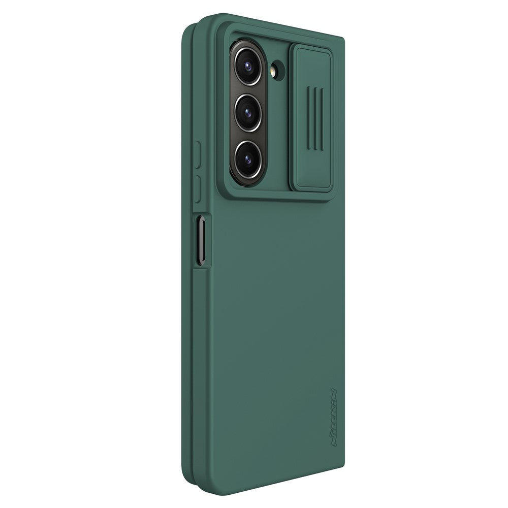 NILLKIN Stødsikkert Cover til Samsung Galaxy Z Fold5 5G Dobbeltlags Hybrid Hårdt PC Blødt Silikone Cover med Skydende Kameralinsebeskytter