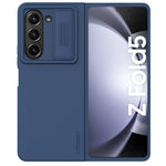 NILLKIN Stødsikkert Cover til Samsung Galaxy Z Fold5 5G Dobbeltlags Hybrid Hårdt PC Blødt Silikone Cover med Skydende Kameralinsebeskytter