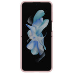 NILLKIN För Samsung Galaxy Z Flip5 5G Flytande Silikon Mobilskal Fingerrem Stativ Skyddande Fodral